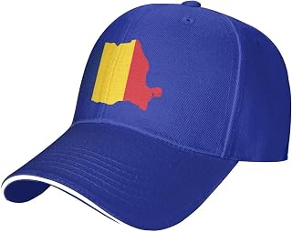 Flag Map of Romania Baseball Cap for Men Women Adjustabl Unisex Golf Dad Hat