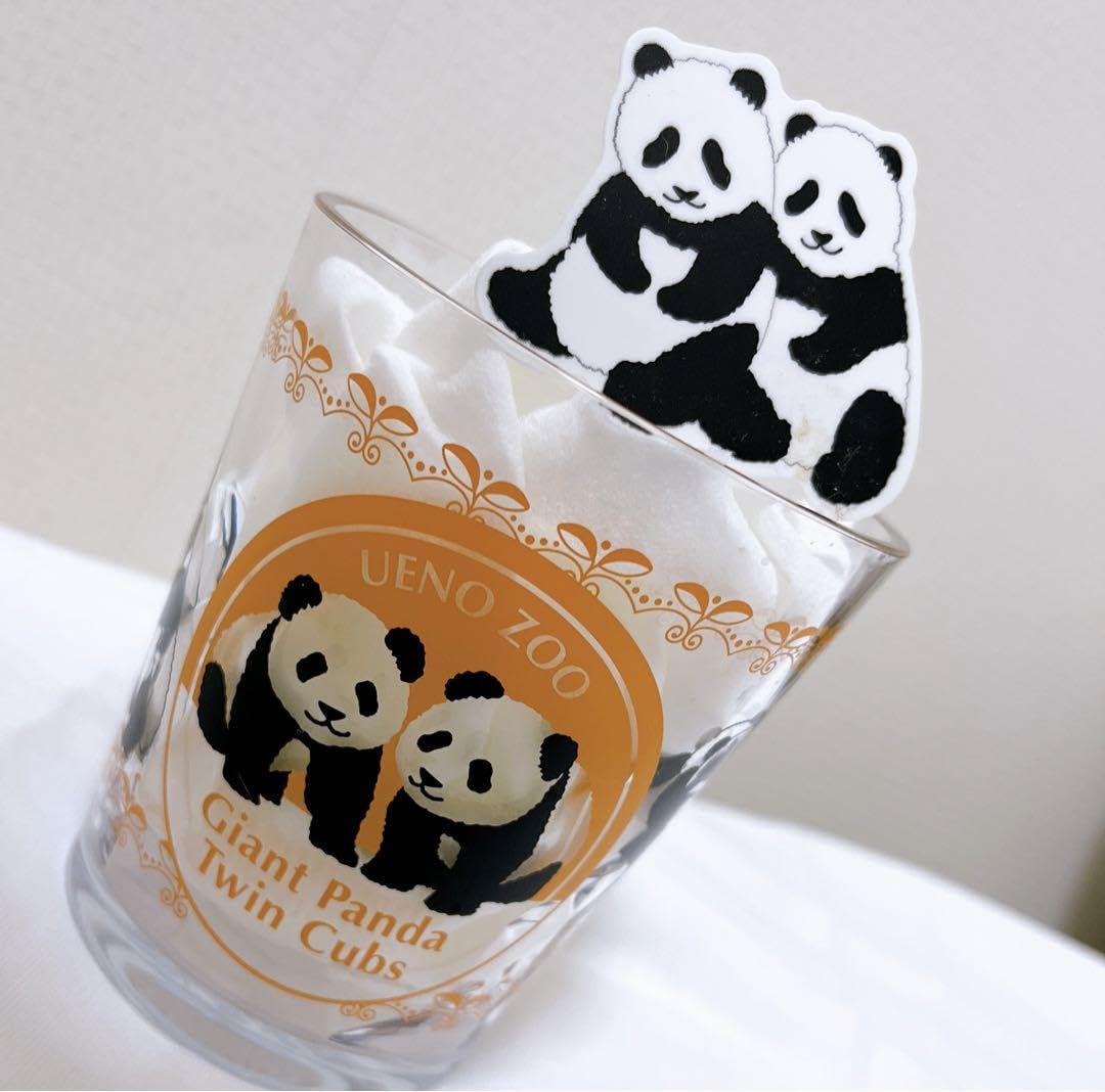 Amazon | コースター ピック付き シャオシャオ レイレイ カップ パンダ