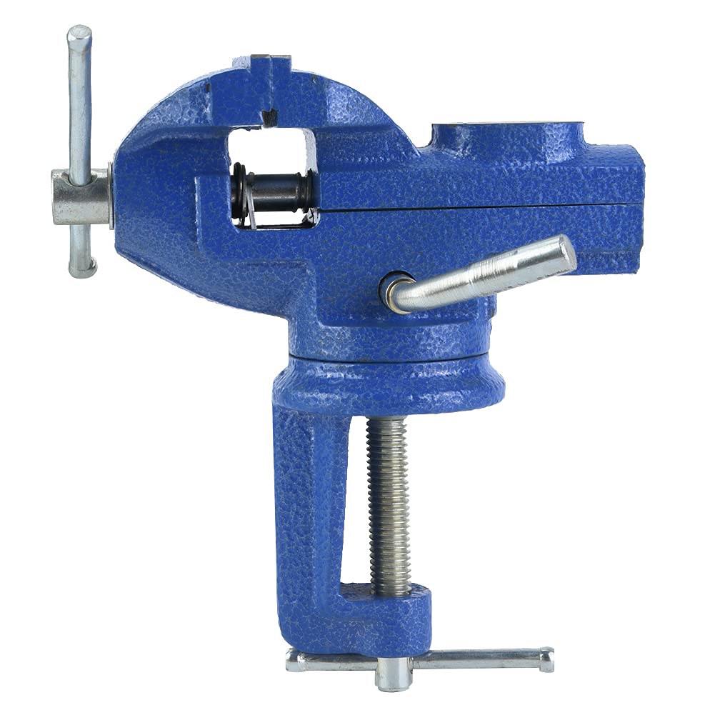 Buy Bench Vise, Mini Bench Vise Swivel Bench Vises Universal Drill