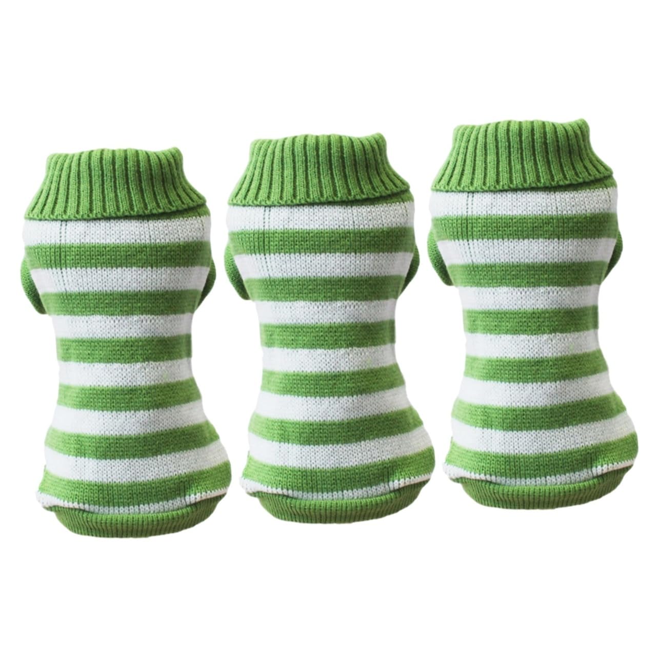 FRCOLOR Lot de 3 pulls de Noël pour chien - Pull pour chien - Petit manteau de Noël pour chien - Petit pull pour animaux de compagnie - Pull à serpillère pour chiens - Poméranie