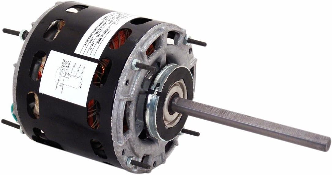 AO Smith 9708 5.0-Inch Frame Diameter 1/10 HP 1625 RPM 115-Volt 2.1-Amp Sleeve Bearing Blower Motor