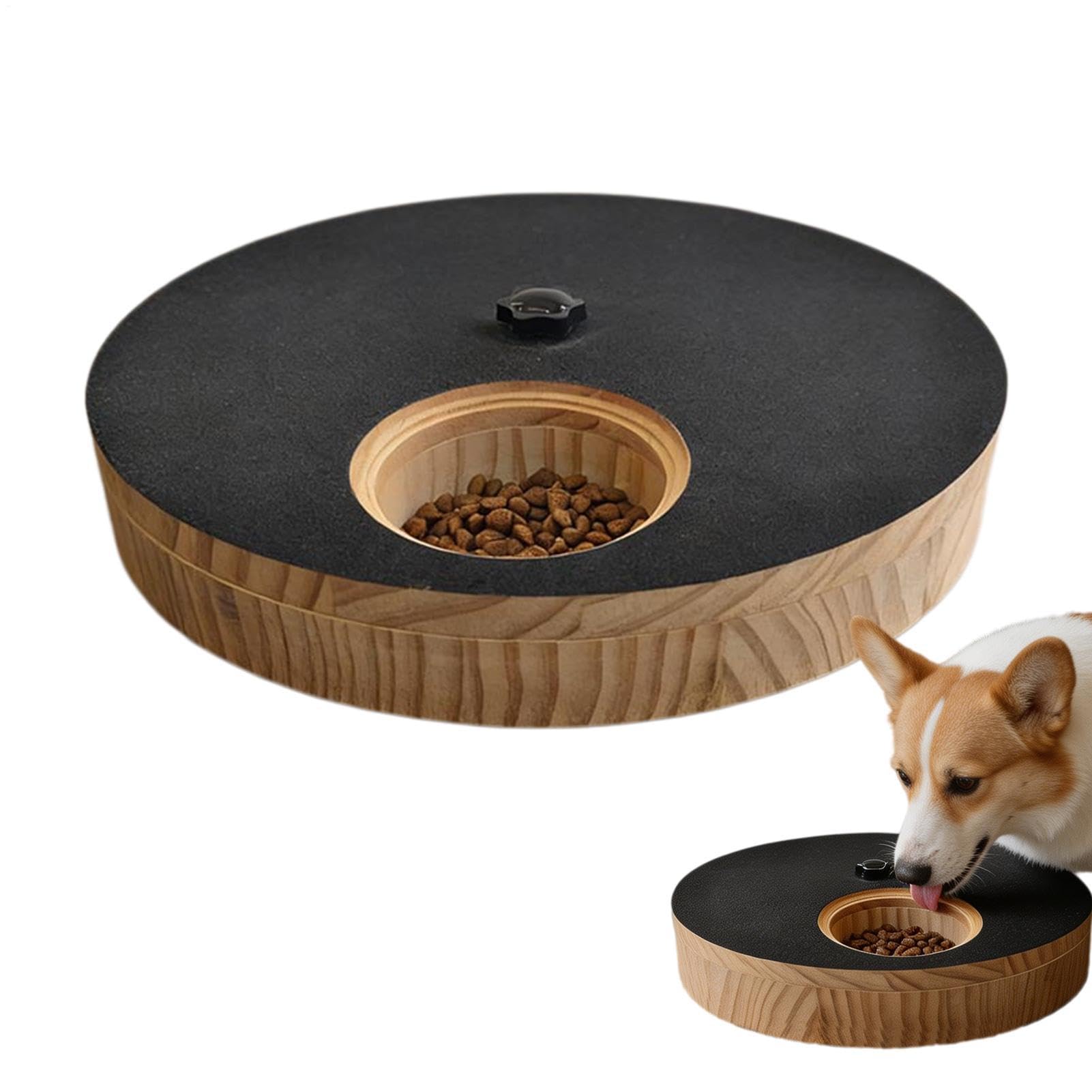 Générique Griffe à gratter pour Chien - Jouet Rotatif en Bois avec boîte à | | Planche à Gratter Ajustable | pour Soin des Griffes et Coussinets