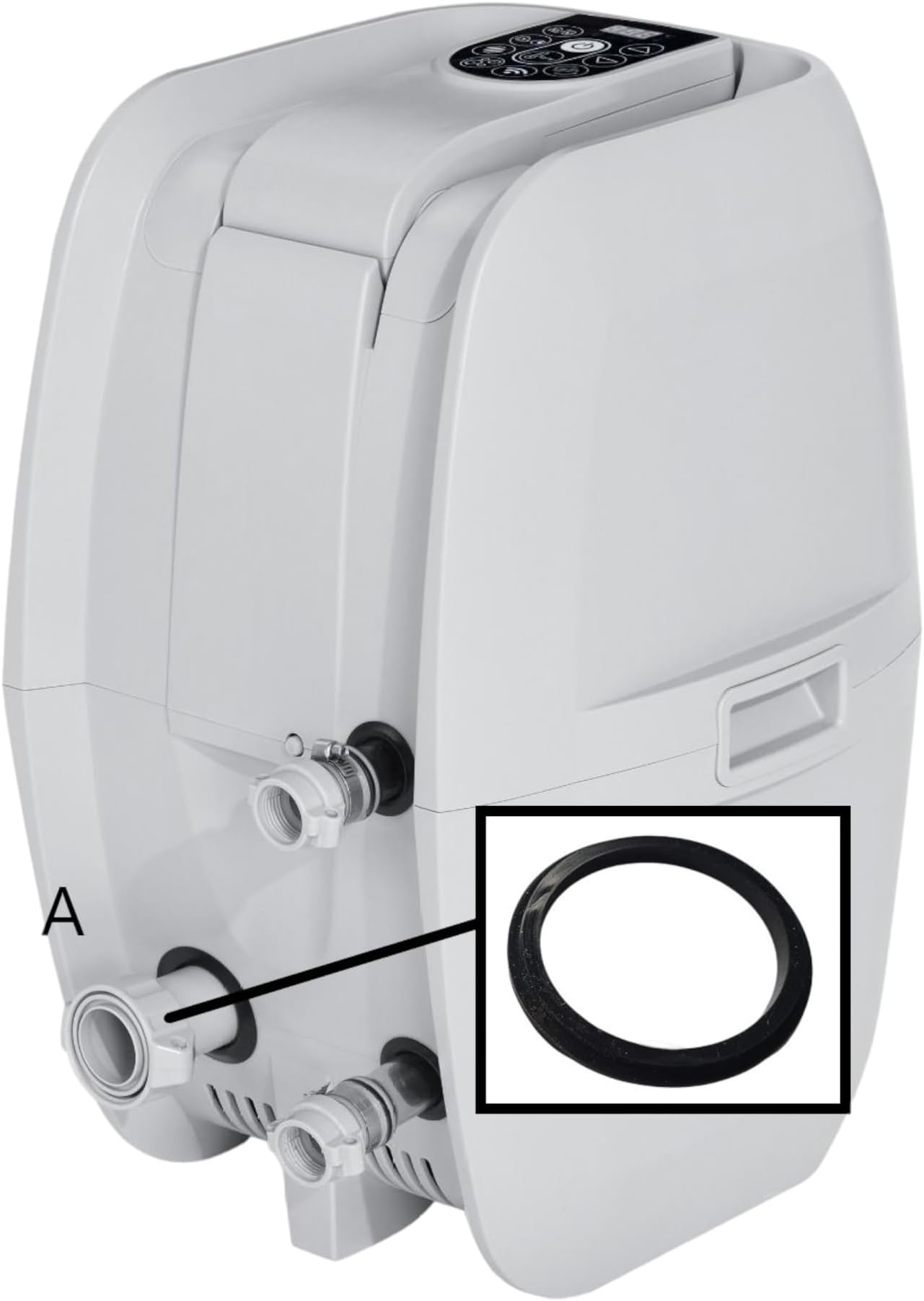 Precision Engineered A Air Blower Seal: Perfectly Tailored for Square Coleman Saluspa Airjet Heater Pumps