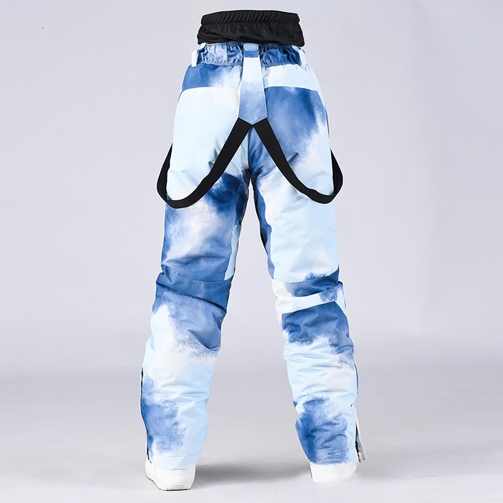 Sunnyuk Pantaloni Neve Uomo Tuta Elasticizzati Impermeabile Salopette Montagna Taglie Forti Pantaloni Termici Snowboard Pantalone Invernale da Neve Sci Curvy