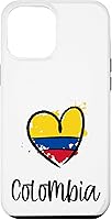 Vista 25 de iPhone 14 Pro Max Colombia Heart Art Cool Sudamérica Español Colombiano Estuche de regalo