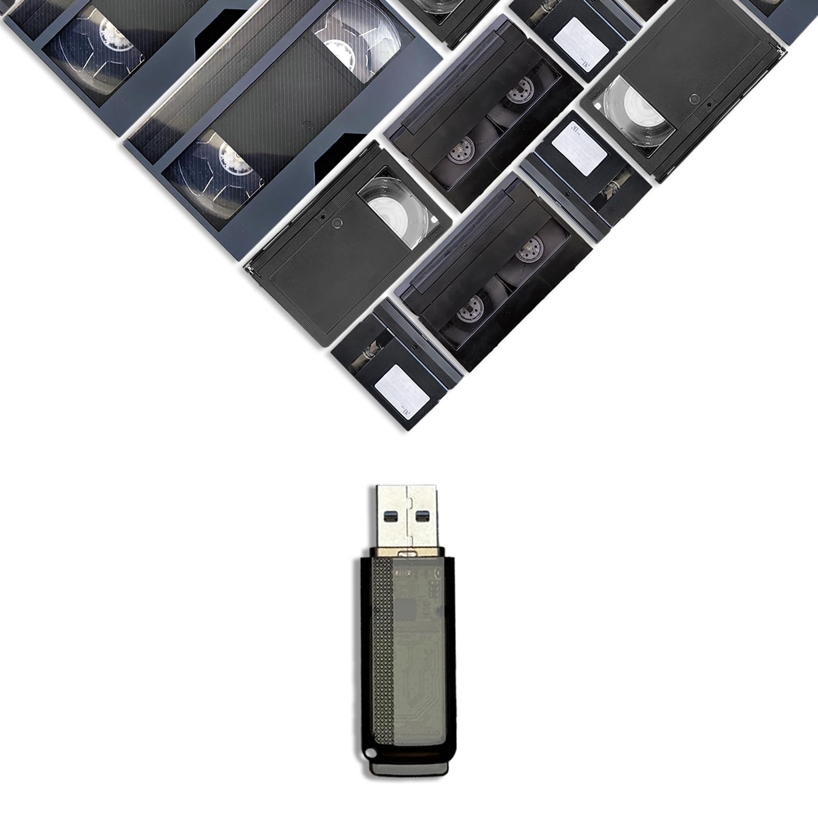 Videotape Transfer Service. Digitize Videotapes. Accepted Tapes: VHS, VHS-C, Digital 8, Hi-8, MiniDV. Ship Your Tapes to Us. Recieve Plug-n-Play USB with Digitized MP4 Media Files.