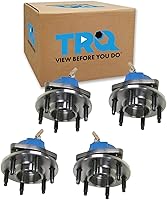 Vista 157 de TRQ Par de conjunto de cubo de cojinete de rueda delantera izquierda derecha, 2 piezas compatible con Lexus GX460 2003-2009 GX470 2003-2023 Toyota