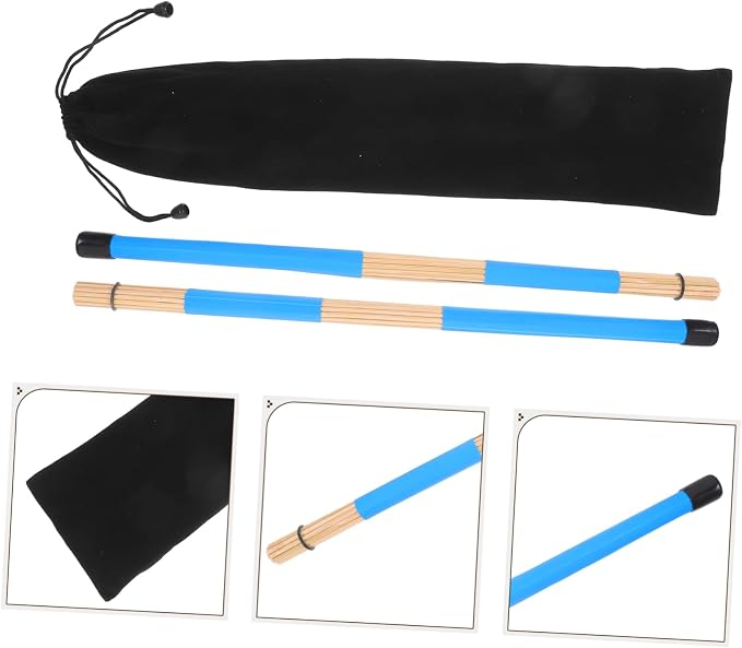 Escobillas de batería profesionales multi-vara para jazz y folk miniatura 9