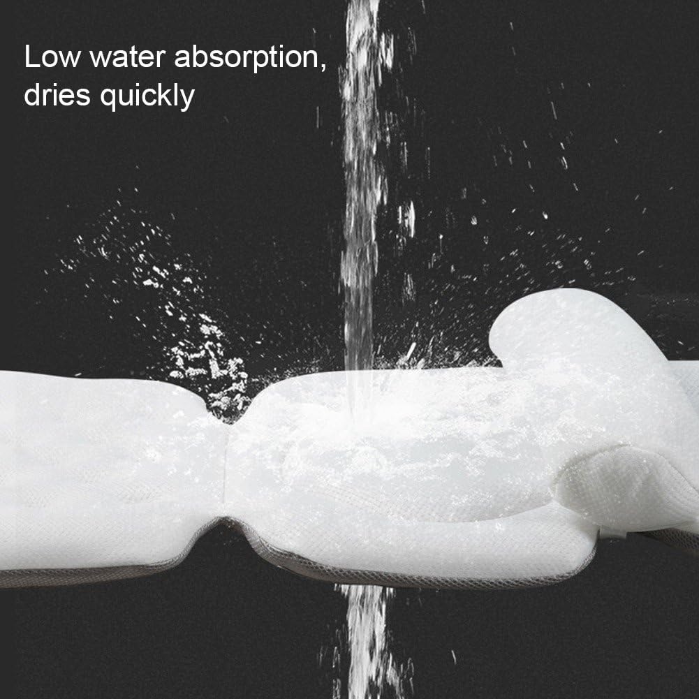 Bathtub Full Body Bath Pillow with Headrest Bathtub Pillow Waist Mop Support Anti-Slip Bathtub Bath Cushion