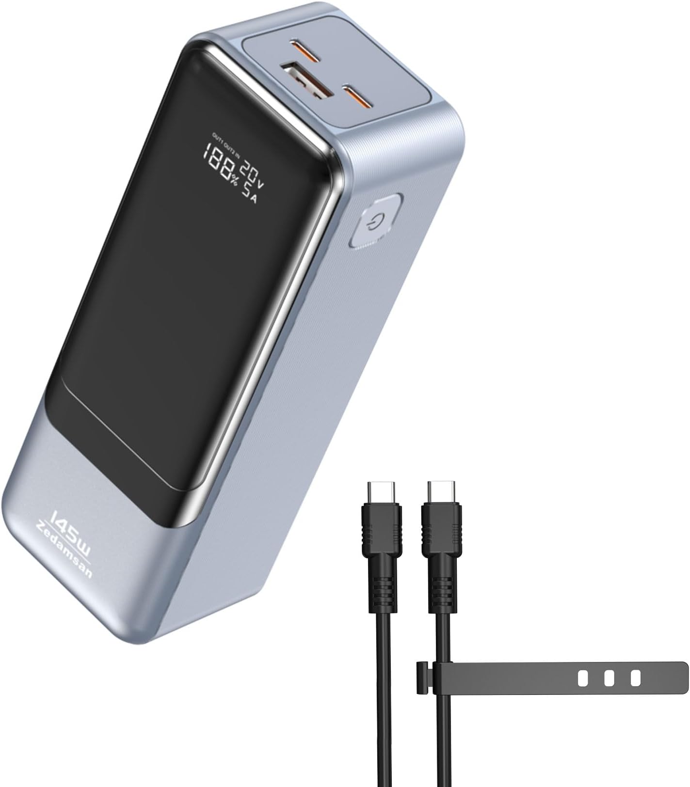 27000mAh Powerbank Powerstation 98wh Externe accu met 100W AC