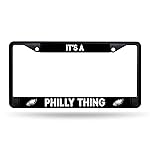 Rico Industries NFL Philadelphia Eagles It\'s A Philly Thing Black Chrome Frame W\' Decal Insert 12 x 6 Car/Truck Auto Accessory