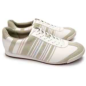 REGAL ホワイトレザー ハイヒール ハイヒール シューズ メンズ チャンキーヒール 7.0cm 背が高く