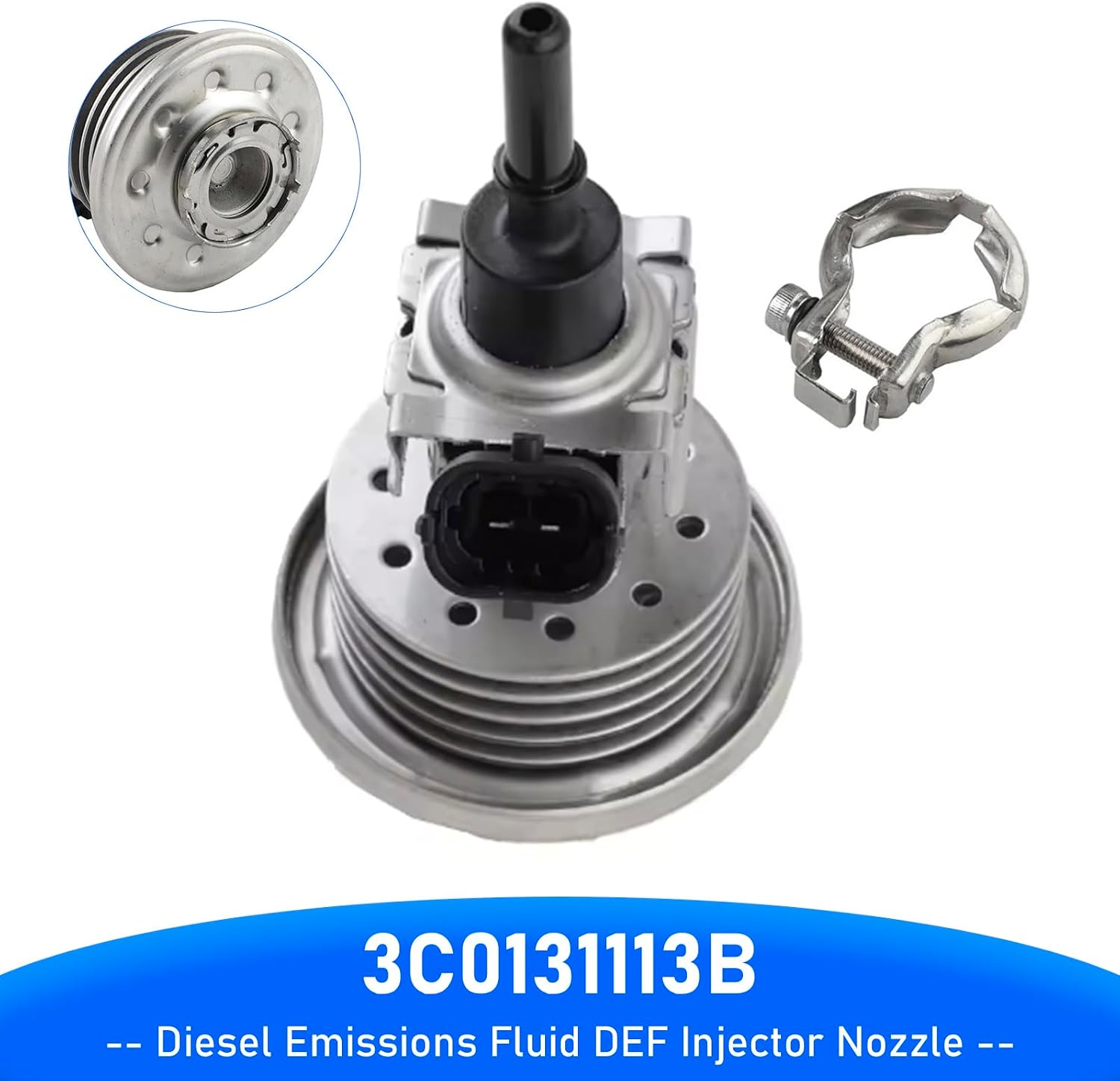 Diesel Emissions Fluid DEF Injector Nozzle for Audi for VW For Audi Q5 2008-2017 Diesel: 2.0 TDi, 3.0 TDi 3C0131113B 3C0131113C, 3C0131113A, 3C0131113D - Direct Fit