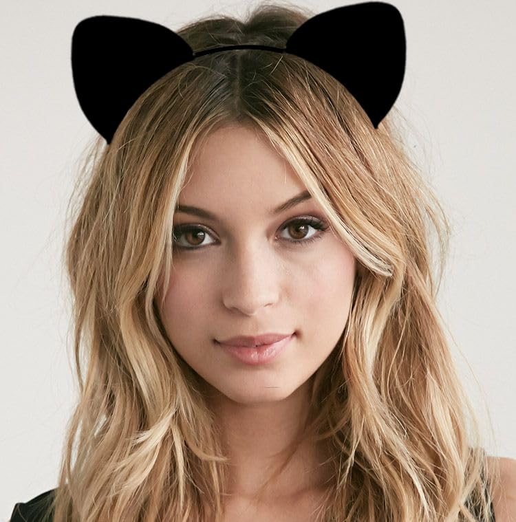 TIutmivo Cat Ears Headband, Cat Hair Bands, Hair Accessories, Cat Ears Headband, Cat Ears Headband for Women Girls, Cosplay - Image 2