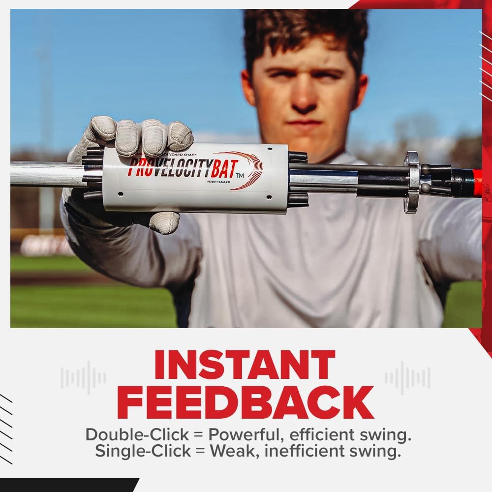ProVelocity - Baseball Swing Trainer, Increases Bat Speed, Improves Swing Mechanics