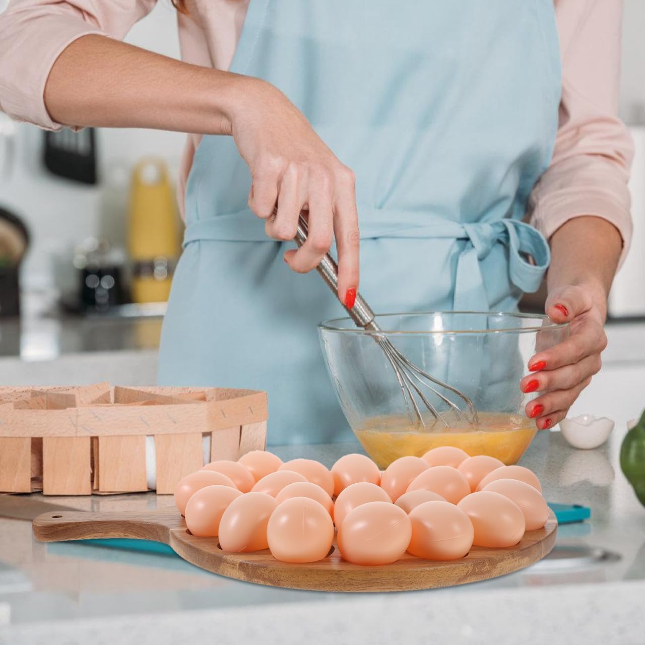 Wooden Egg Tray Egg Holder Carrier Deviled Trays Chicken s Stuffed Storage Wood Gadgets Devilled Chicken Deviled