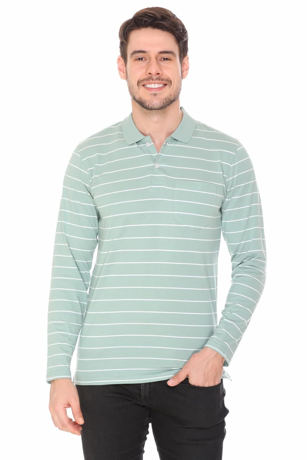 GODFREY Cotton Polo T Shirts for Men with Pocket