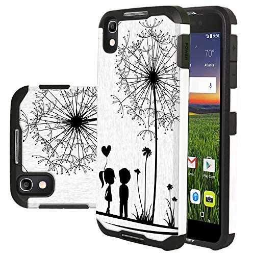 Alcatel Idol 4 Case, BlackBerry DTEK50 Case, Harryshell Shock Absorption Drop Protection Hybrid Dual Layer Armor Defender Protective Case Cover for Alcatel Idol 4 5.2'' / BlackBerry DTEK50