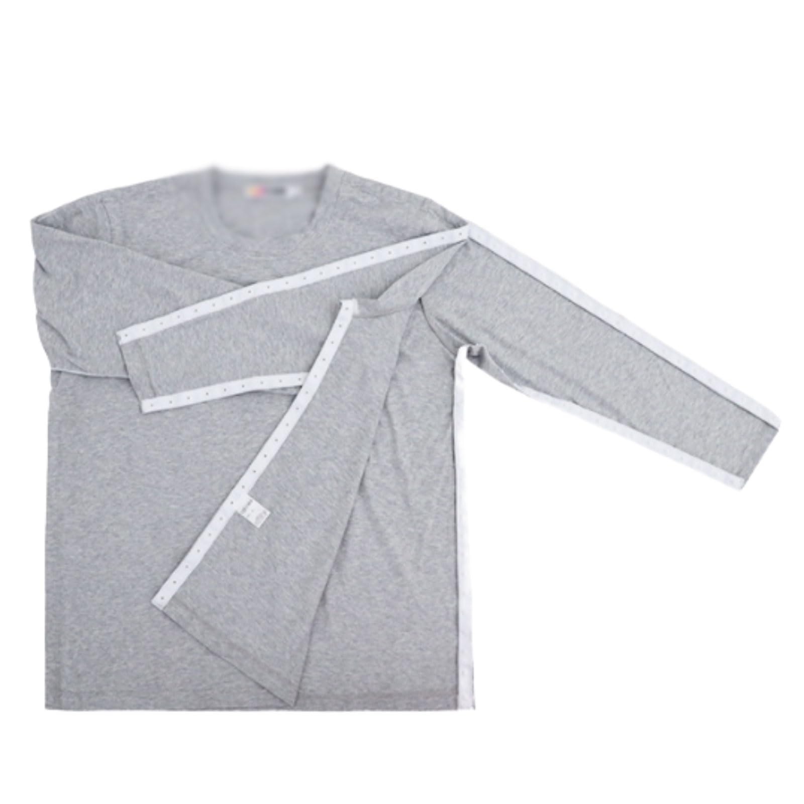 Batas de algodón for pacientes primavera, camisas enfermería con abertura frontal completa for infusión y cuidados, reutilizables for hombres mujeres mayores Exfoliantes Suaves(Gray-1,Large)