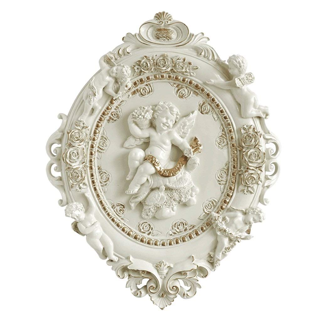 YWAWJ Wall decor, rustic home decor, Crafts Wall decor Angel Figurines | Poly Resin Construction | Hang Or Wall Mount Via The Hanging Loop | For Praying, Home Décor, Housewarming Gift, Meditation & Mo