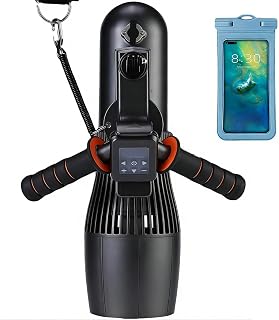 FIFISH Scooter subacuático de 10 km/h 500 W RC Sup Motor interruptor de 10 velocidades, 40 m de profundidad para piscina scooter de mar para tabla de surf jet, bolsa impermeable de 30 m