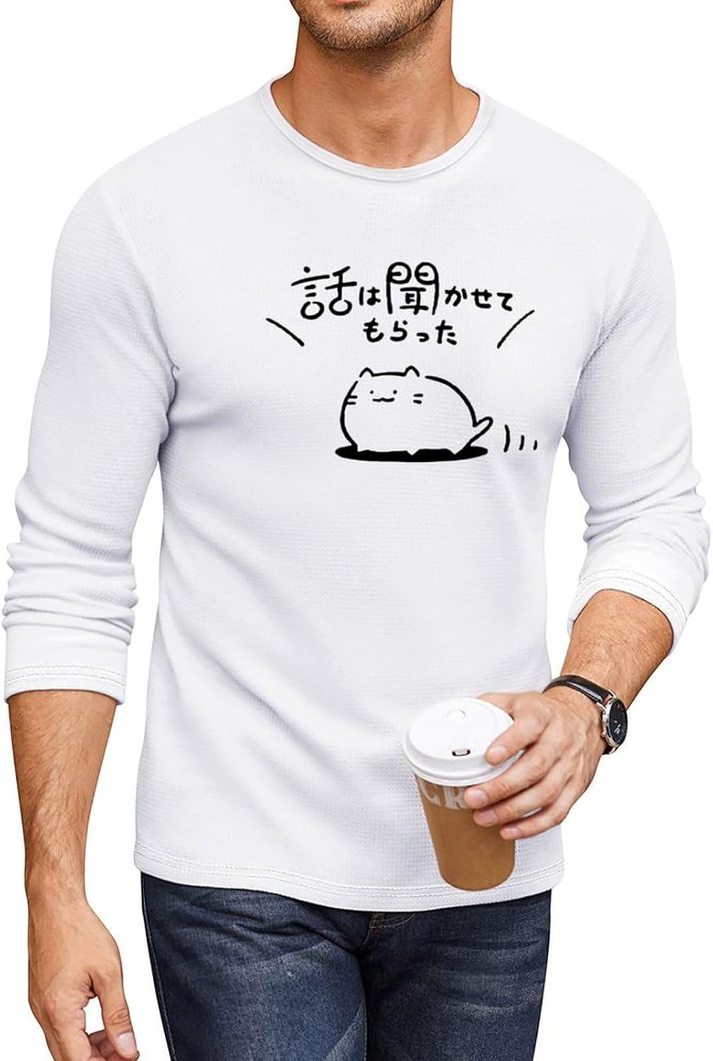 Amazon | [HorGanSix] 話は聞かせてもらった tシャツ メンズ