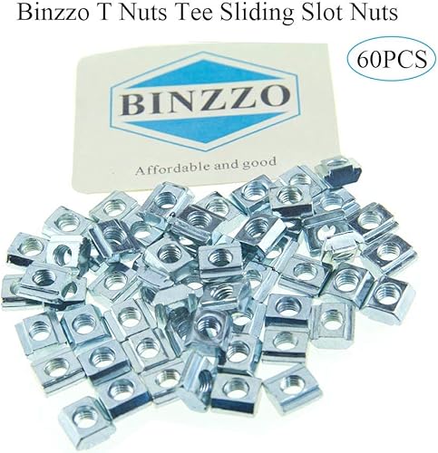 Miniatura 37 de Tuercas T Tuercas de ranura deslizante Serie 40 M6 roscadas deslizantes en premontaje para extrusiones de aluminio 40x40 Marco con perfil 4040