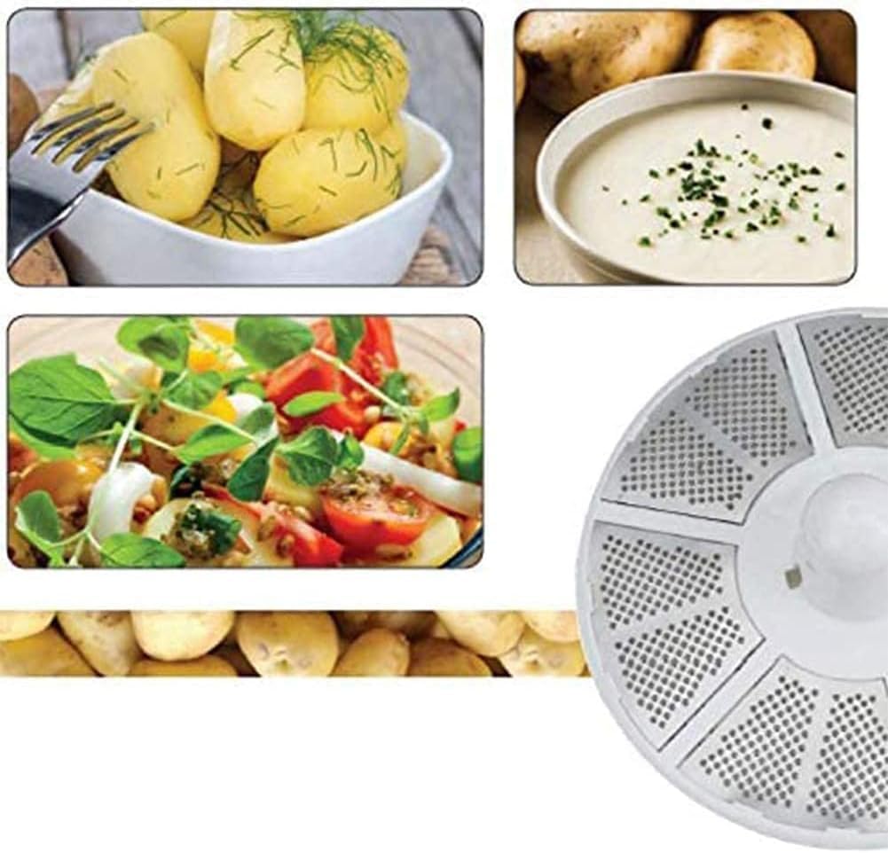 Máquina peladora de Patatas eléctrica, peladora de Patatas Segura Multifuncional para pelado Giratorio mecánico, máquina peladora de un botón