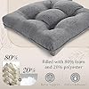 Amazon.com: Cozyide Chair Cushions for Dining Chairs, 17" x 17" Non ...