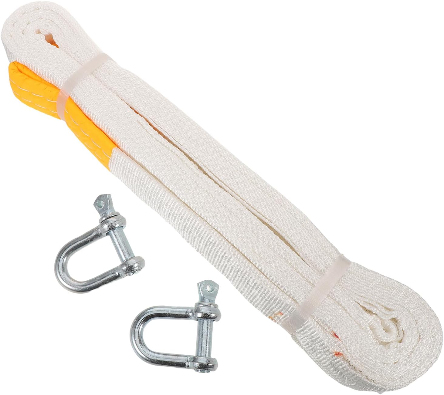 HEMOTON Heavy Duty Car Tow Strap 3 Ton 4 Meter with Hooks – Truck Towing Rope for Vehicle and Outdoor Emergency Towing Equipment