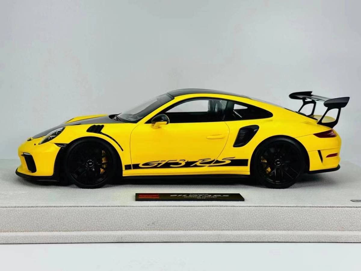 未開封レア品★mini GTポルシェPorsche911 GT2 RSイエロー★ 予約] GT-SPIRIT 1/12 ポルシェ 911(991.2) GT2 RS 2018