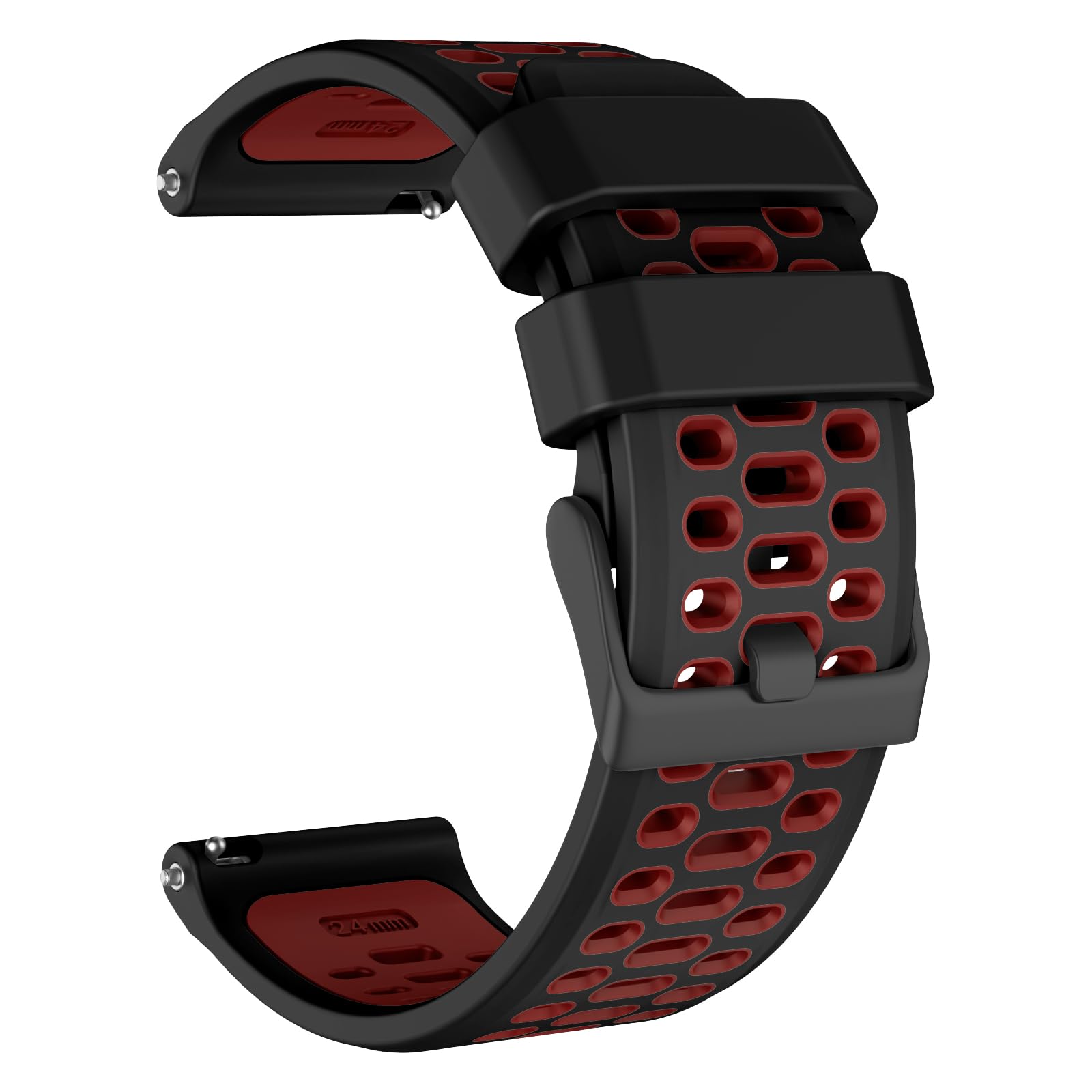 MYSNBKN Watch Strap for Suunto 9/9 Baro/D5/D7/Spartan Sport/Wrist HR/Traverse 24 mm/Smartwatch 2 SW2, 24 mm Quick Release Silicone Replacement Band