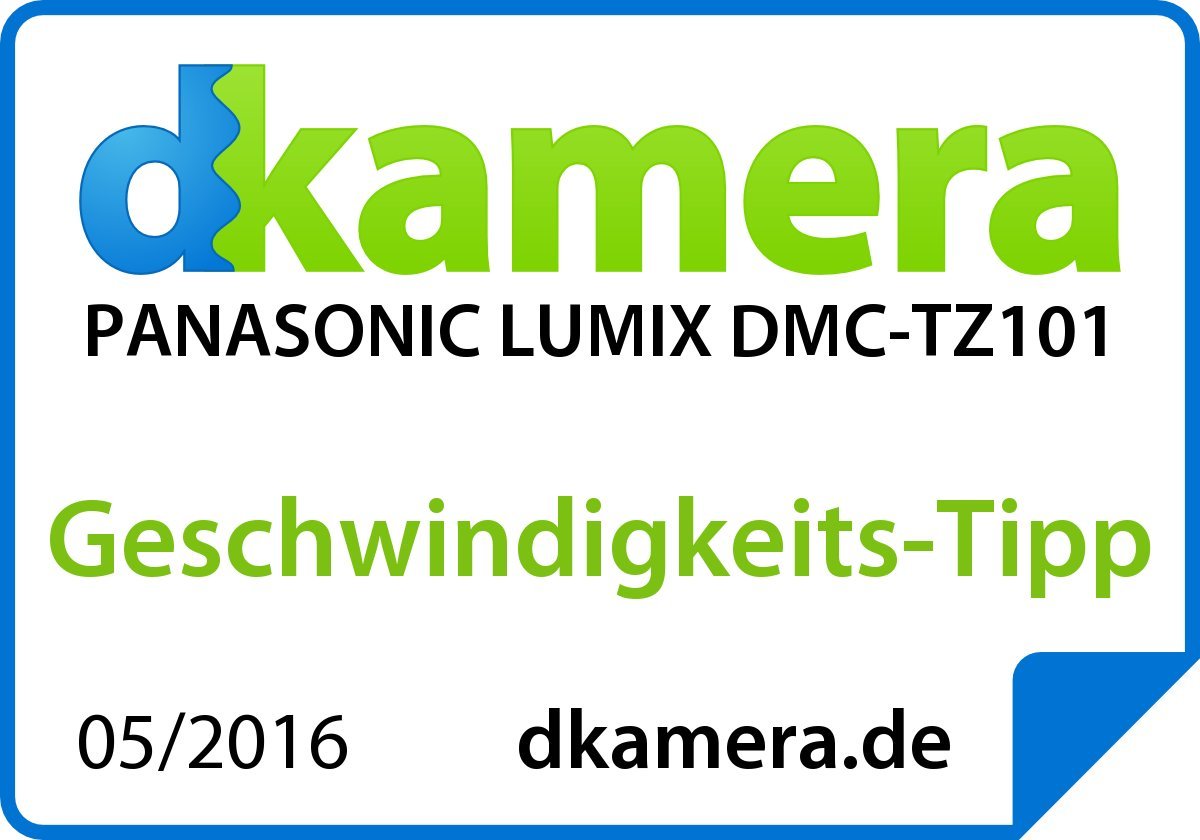 Panasonic appareil photo Lumix DMC-TZ101EGK Prime Voyage Zoom (20.1 mégapixels, 10x opt. Zoom, 7,6 cm (3 pouces) écran, 4K photo 30B / s, après mise au point, 4K25p vidéo viseur) noir