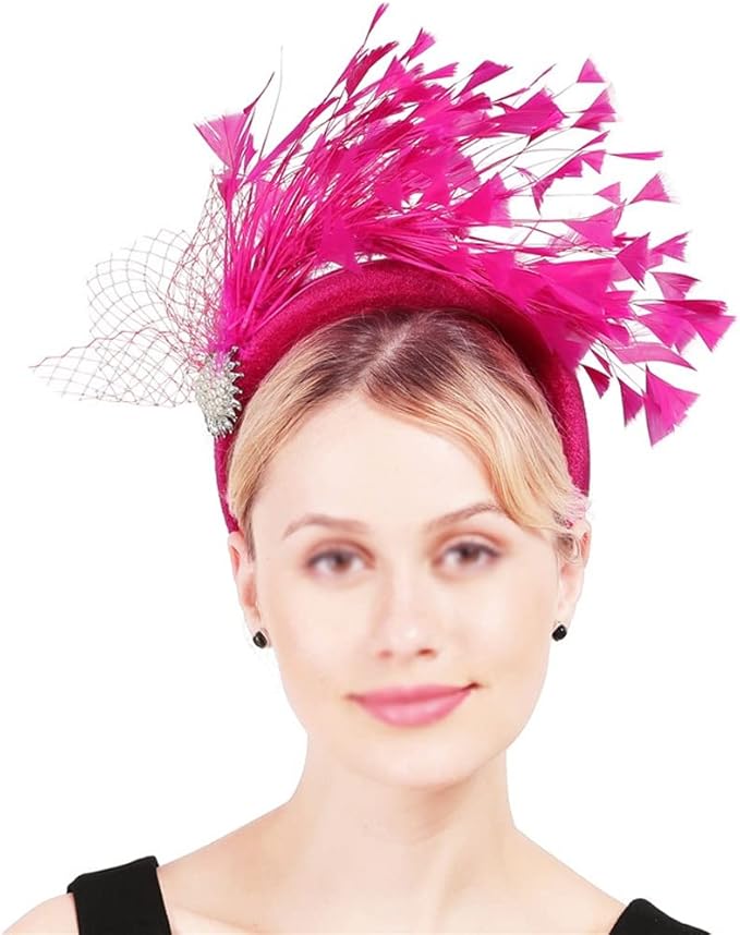 Amazon ゴージャスな羽毛ヘッドバンド女性女性ファンシーメッシュヘッドウェアブライドウェディングヘアバンドファッションアクセサリー 颜色 Rose Red 尺寸 16 Cm ヘアバンド ターバン 通販 Amazon ゴージャスな羽毛ヘッドバンド女性女性ファンシーメッシュヘッドウェアブライドウェディングヘアバンドファッションアクセサリー 颜色 Rose Red 尺寸 16 Cm ヘアバンド ターバン 通販
