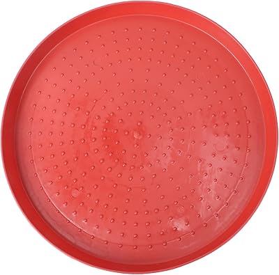 Happyyami Chicken Waterer 2pcs Poultry Feeder Food Tray Chick Food Containers Chicken Feeding Bowl Plastic Poultry Feeder for Chicken Bird Food Container Dispenser 35cm Chicken Feed Tray