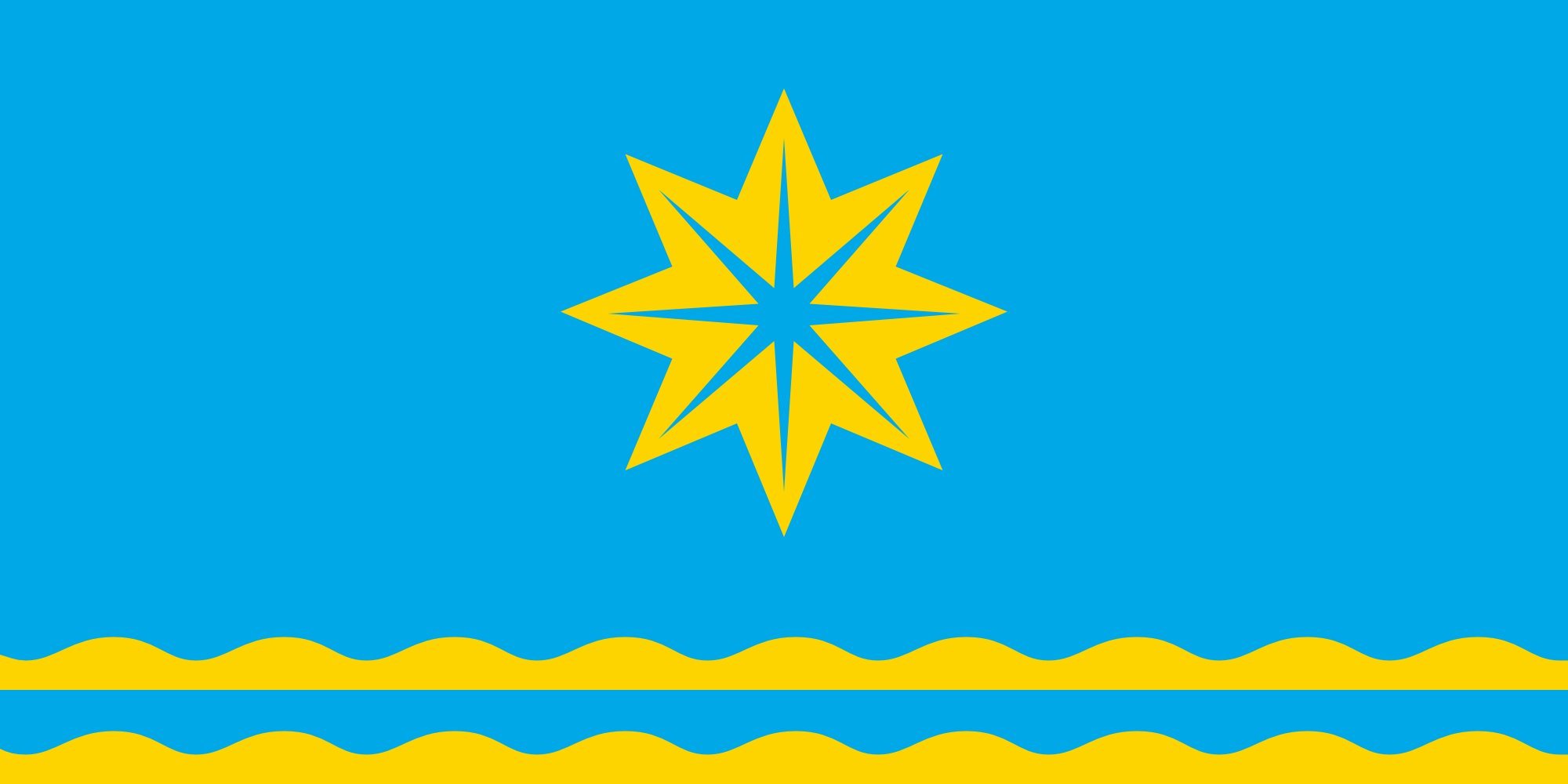 Drapeau Volzhsky Volgograd oblast 2003-2006 grand pavillon historique russe