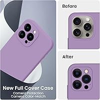 Vista 541 de FireNova Designed for iPhone 13 Pro Max Case, Silicone [Camera Protection] Phone Case with [2 Screen Protectors], Soft Anti-Scratch Microfiber Deep