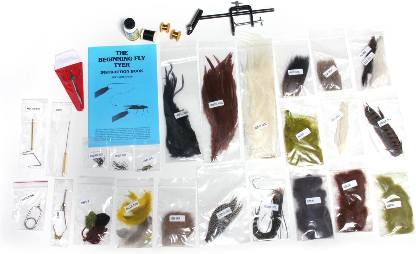 Jackson Cardinal 250 Preferred Fly Tying Kit, Multicolor, One Size