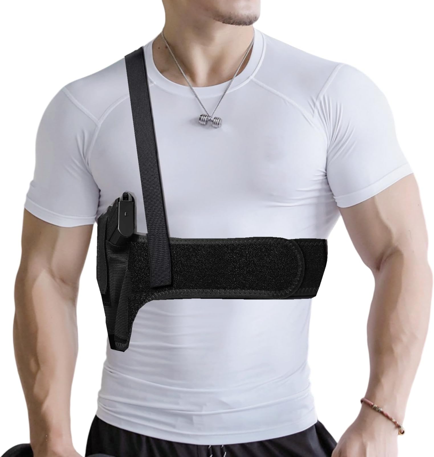 Quick Draw Shoulder Holster - Belly Band Holster for Everyday Comfortable Concealed Carry for Small, Compact and Other Similar Gear