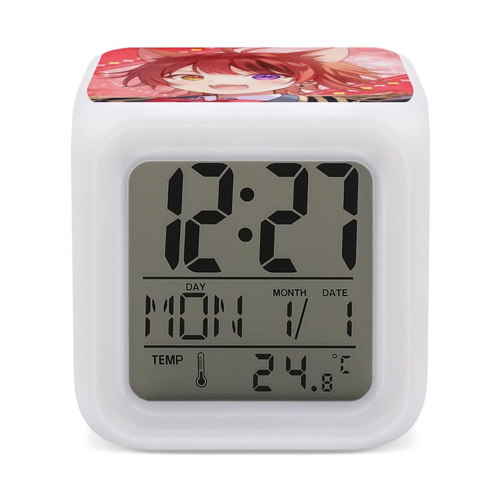 Amazon.co.jp: すとぷり 莉犬くん 目覚まし時計 多機能 カラー