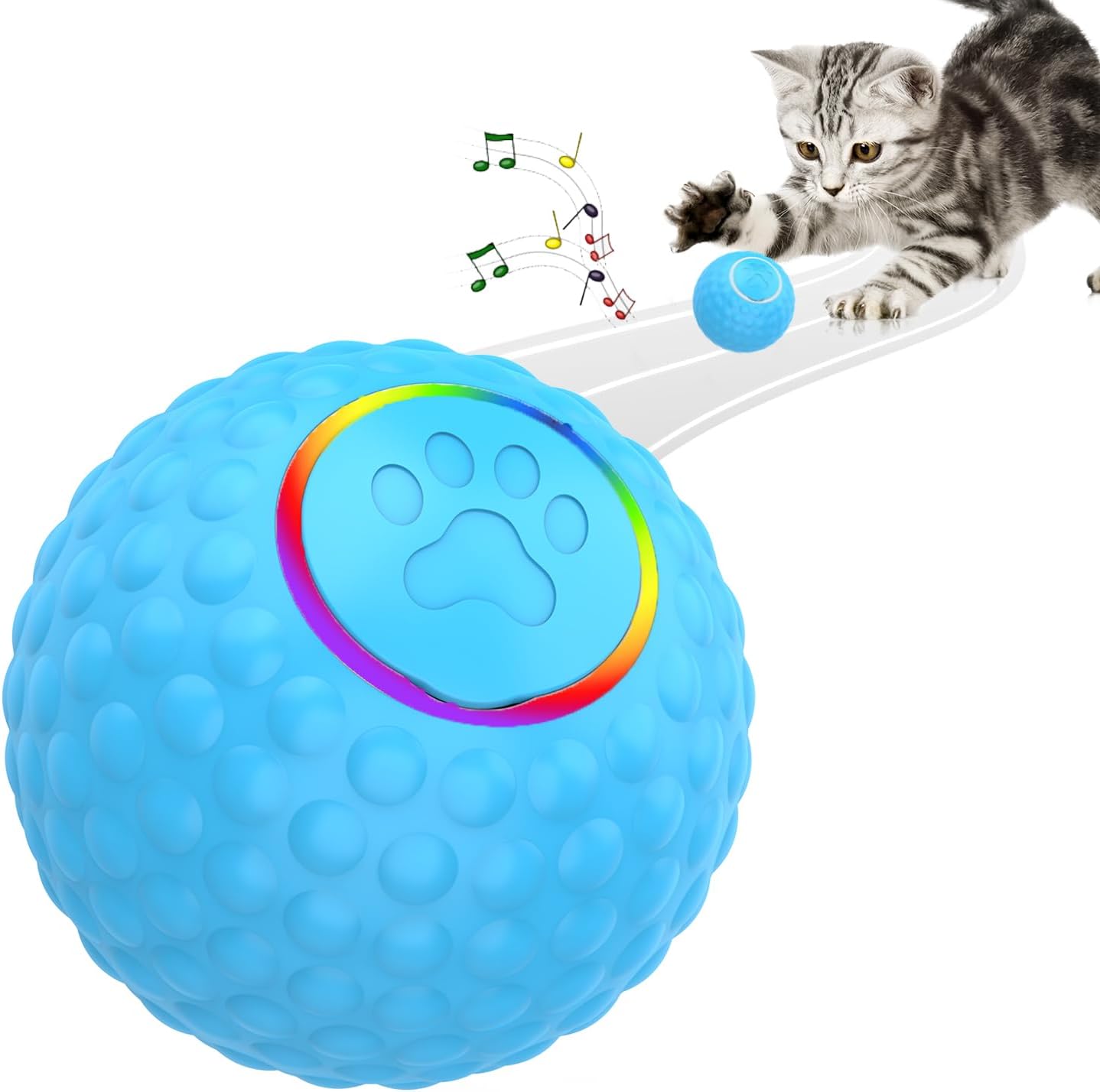 NETRCO Smart Interactive Cat Toy, Automatic Moving