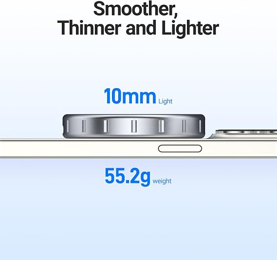 JEYI Magnetic 2230 M.2 NVMe SSD Enclosure, 10Gbps USB 3.2 Gen2, Aluminum Case with MagSafe, ProRes 4K External Storage for iPhone 15/16/17 Pro