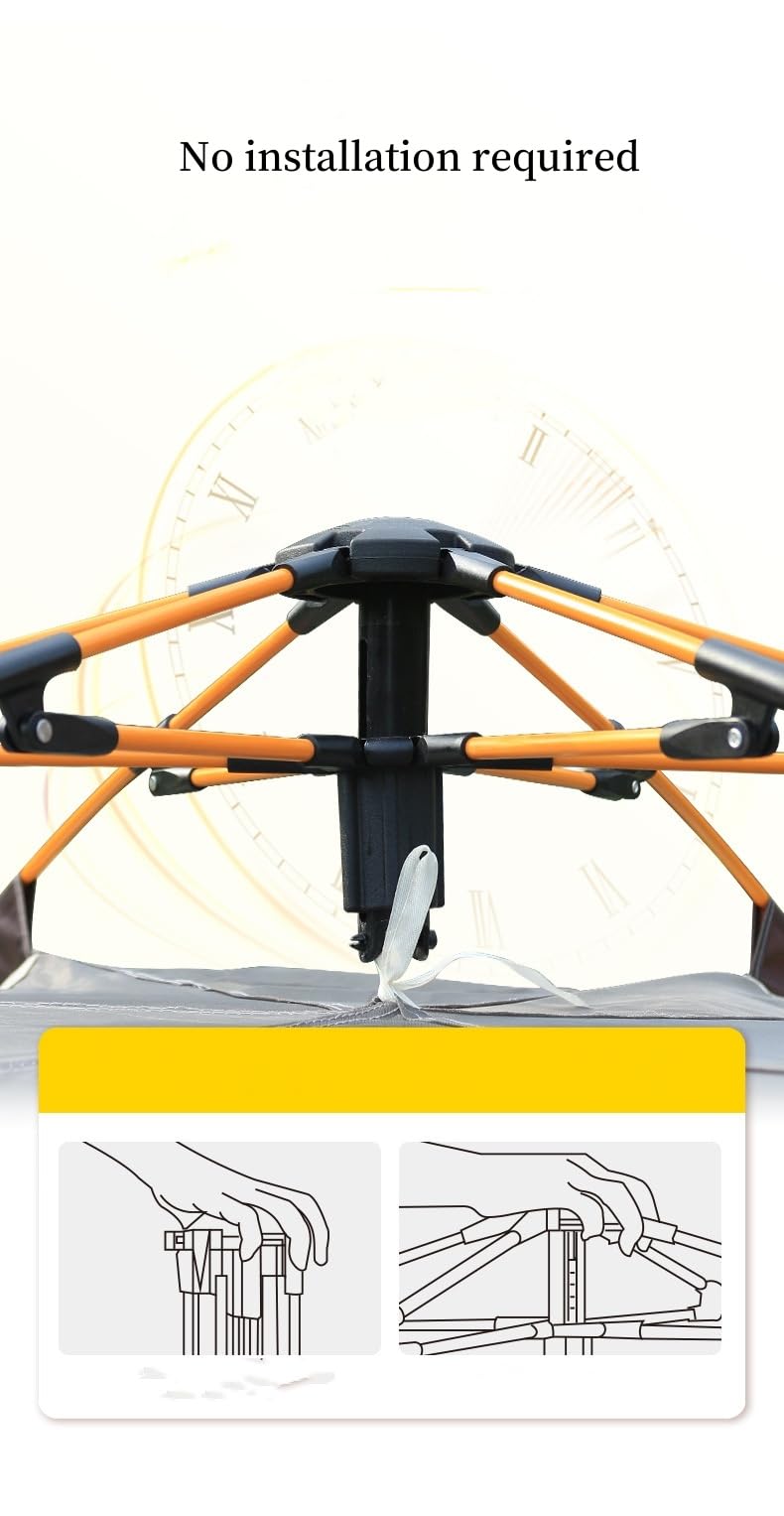 TentHome Tente Plage Bebe Anti UV Bivouac 1 Personne Ultra Légère Pop up, Tente de Camping et Randonnée Trekking 2 Seconde Ultralight Compacte Autoportante Montage Rapide Imperméable