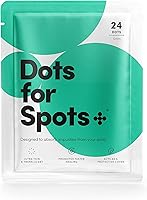 Dots for Spots Acne Patches - Pack of 24 Translucent Hydrocolloid Pimple Patch Spot Treatment Stickers for Face and Body...