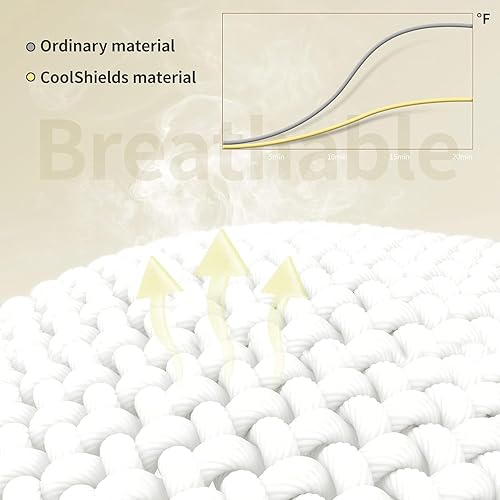 Miniatura 3 de CoolShields Protector de almohada impermeable con cremallera (paquete de 2) tamaño King, funda de almohada hipoalergénica para un mejor sueño, funda