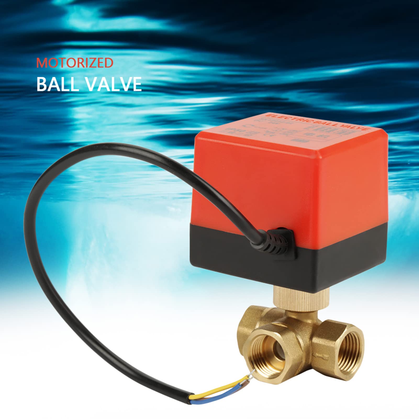 G1 / 2"Valvola elettrica motorizzata in ottone DN15 per controllo di flusso 3 vie 220VAC