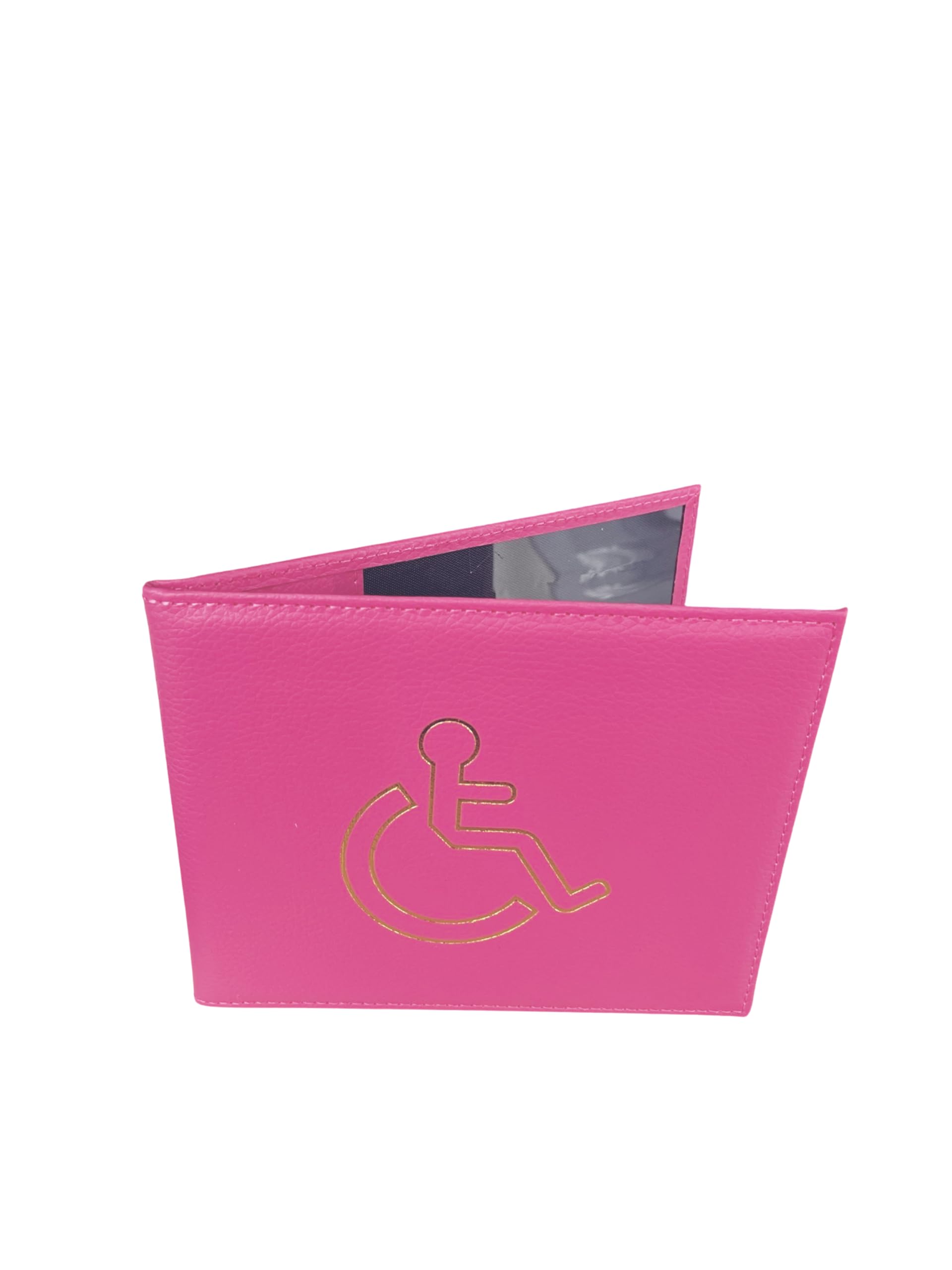 REQUISITE NEEDSDisabled Blue Badge and Timer Holder Wallet Protector Disability Parking Permit Holder (Hot Pink)