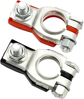 Battery Terminal Connectors Set of 2 Positive and Negative Replacement for Nissan Maxima Murano Rouge for Infiniti Universal Battery Cable Terminal 9098205035 9098206022 243407F000 243407F001