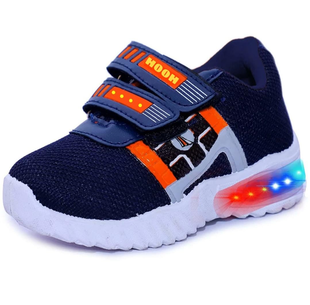 hooh-now comfort in fashion Kid Hooh Canvas Led Boat Shoe-picture-35