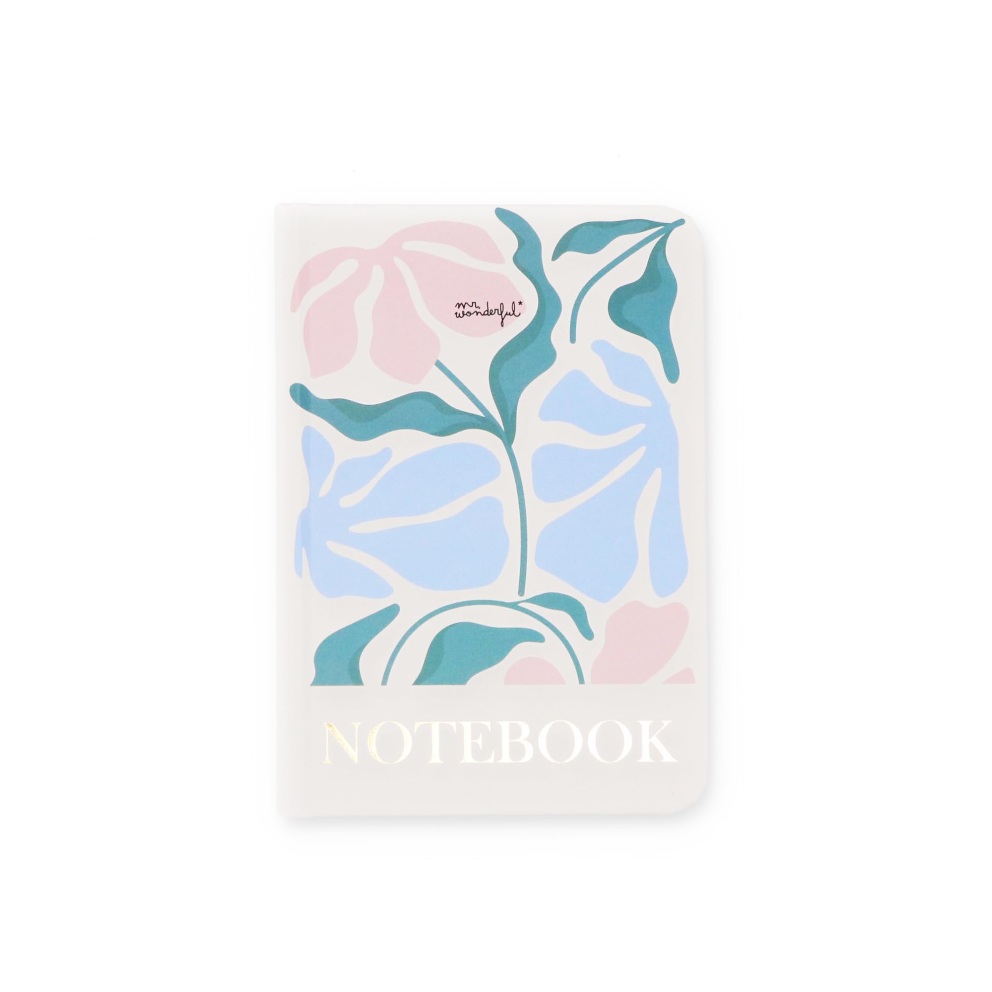 Mr. Wonderful - A6 notebook - Floral print - Stitched binding
